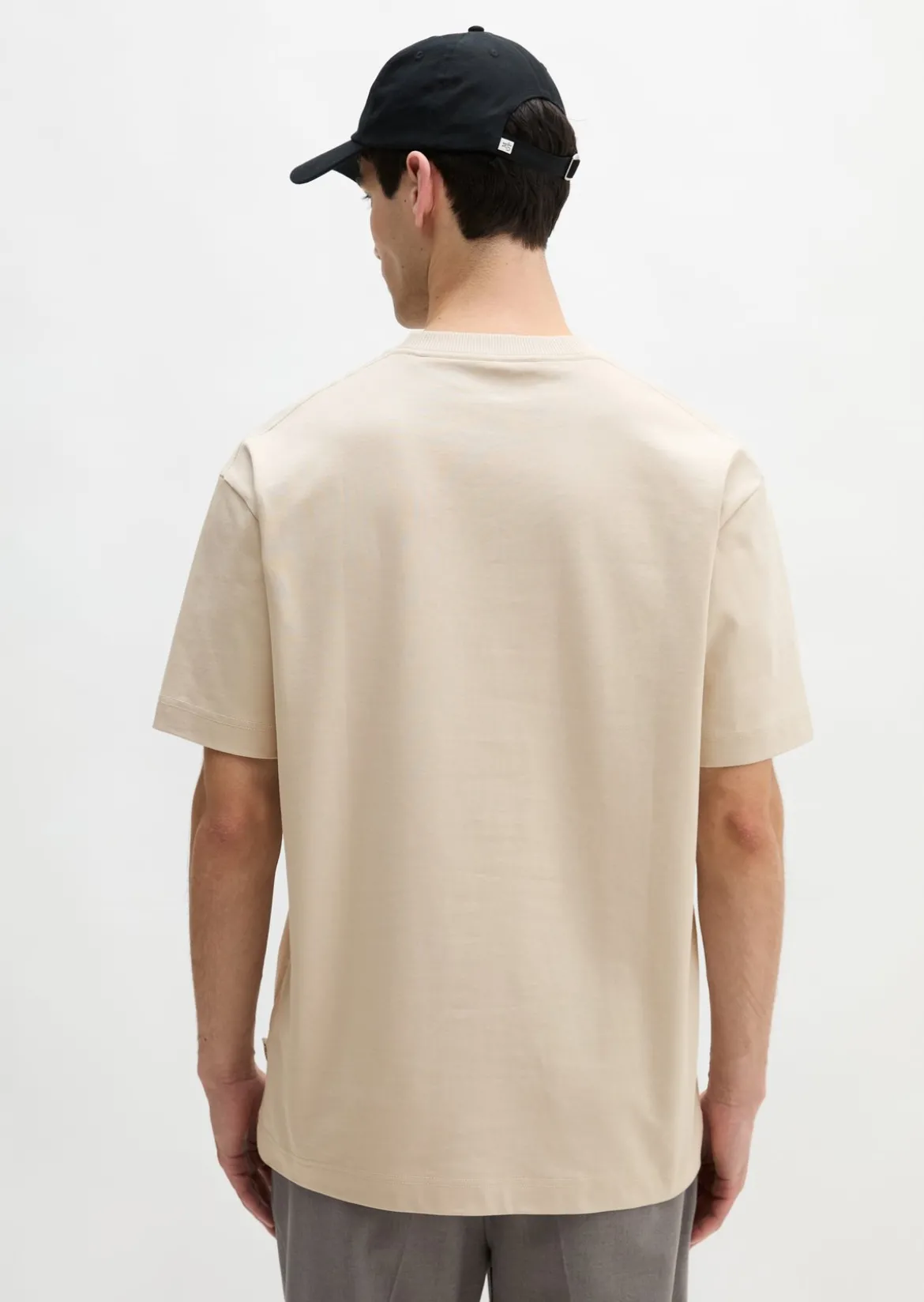 T-Shirt relaxed aus schwerem Bio-Baumwoll-Jersey