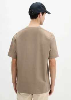 T-Shirt relaxed aus schwerem Bio-Baumwoll-Jersey