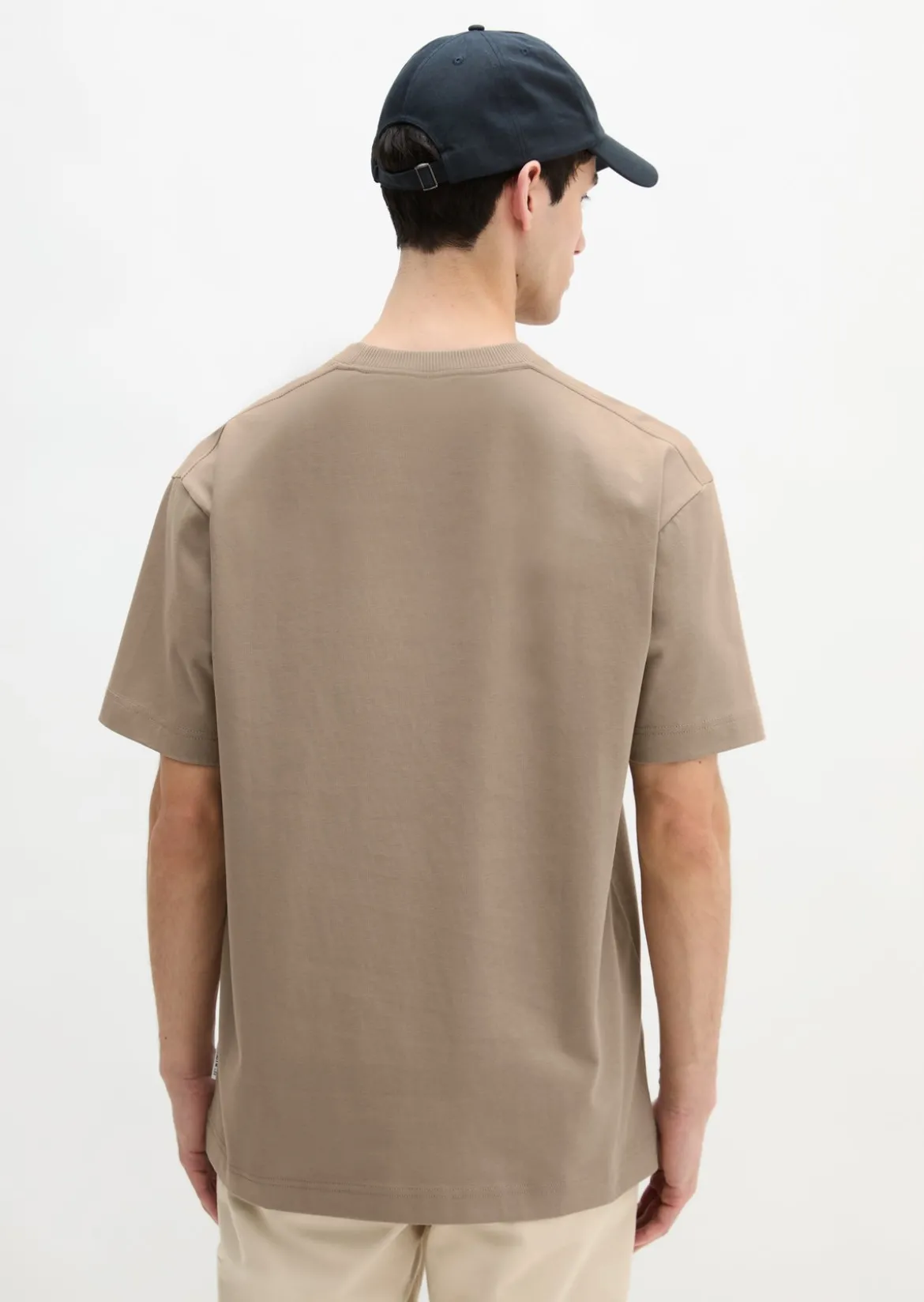 T-Shirt relaxed aus schwerem Bio-Baumwoll-Jersey