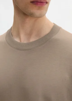 T-Shirt relaxed aus schwerem Bio-Baumwoll-Jersey
