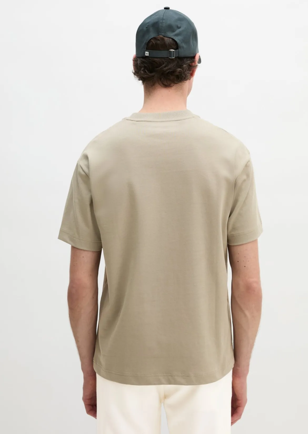T-Shirt relaxed aus schwerem Bio-Baumwoll-Jersey