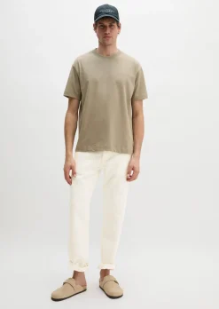 T-Shirt relaxed aus schwerem Bio-Baumwoll-Jersey