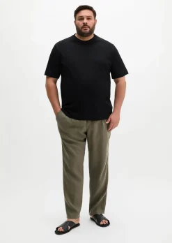T-Shirt relaxed aus schwerem Bio-Baumwoll-Jersey
