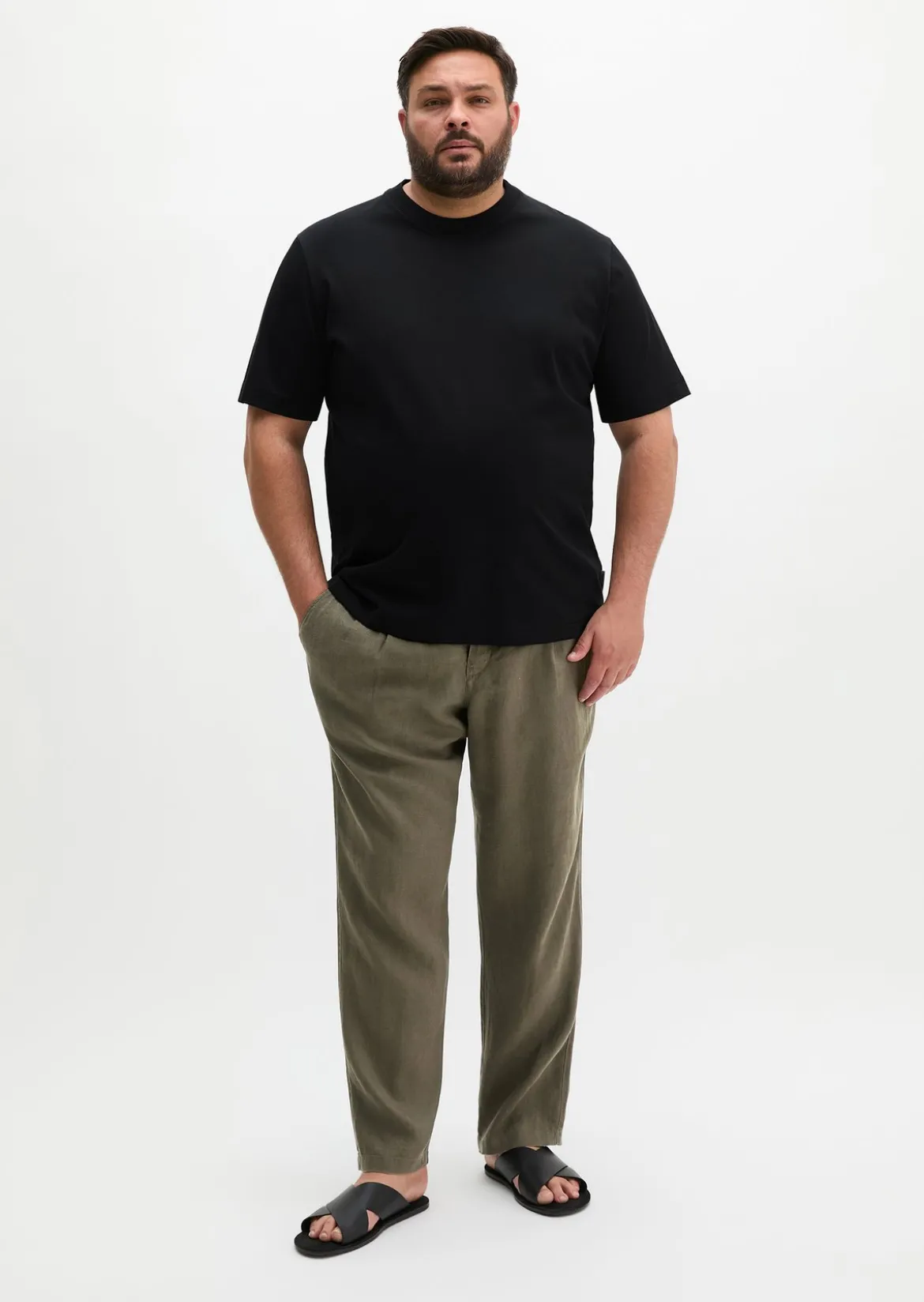 T-Shirt relaxed aus schwerem Bio-Baumwoll-Jersey