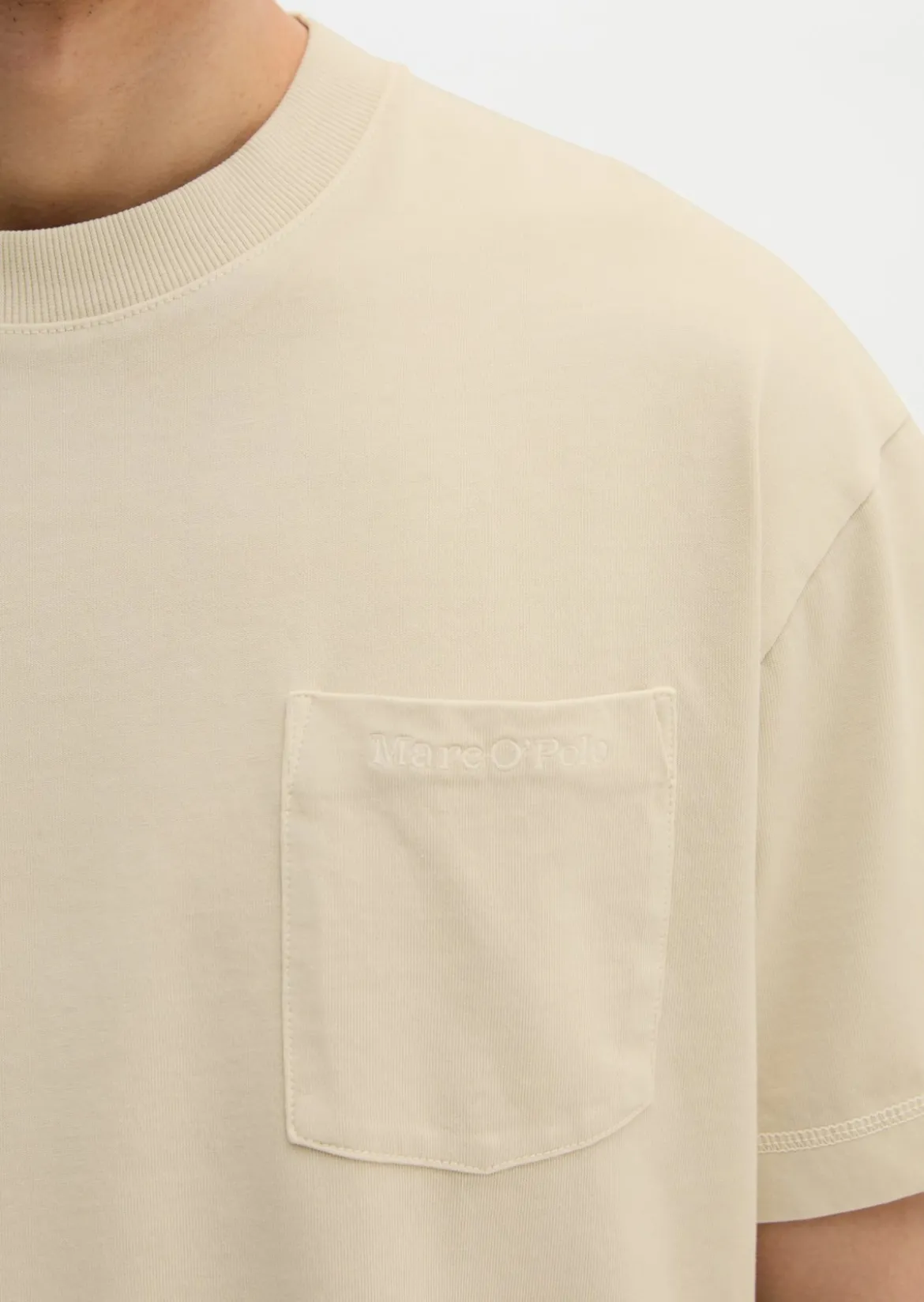 T-Shirt relaxed aus schwerem Bio-Baumwoll-Jersey