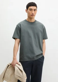 T-Shirt relaxed aus schwerem Bio-Baumwoll-Jersey