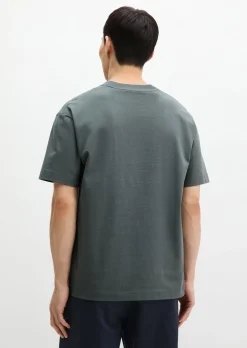 T-Shirt relaxed aus schwerem Bio-Baumwoll-Jersey
