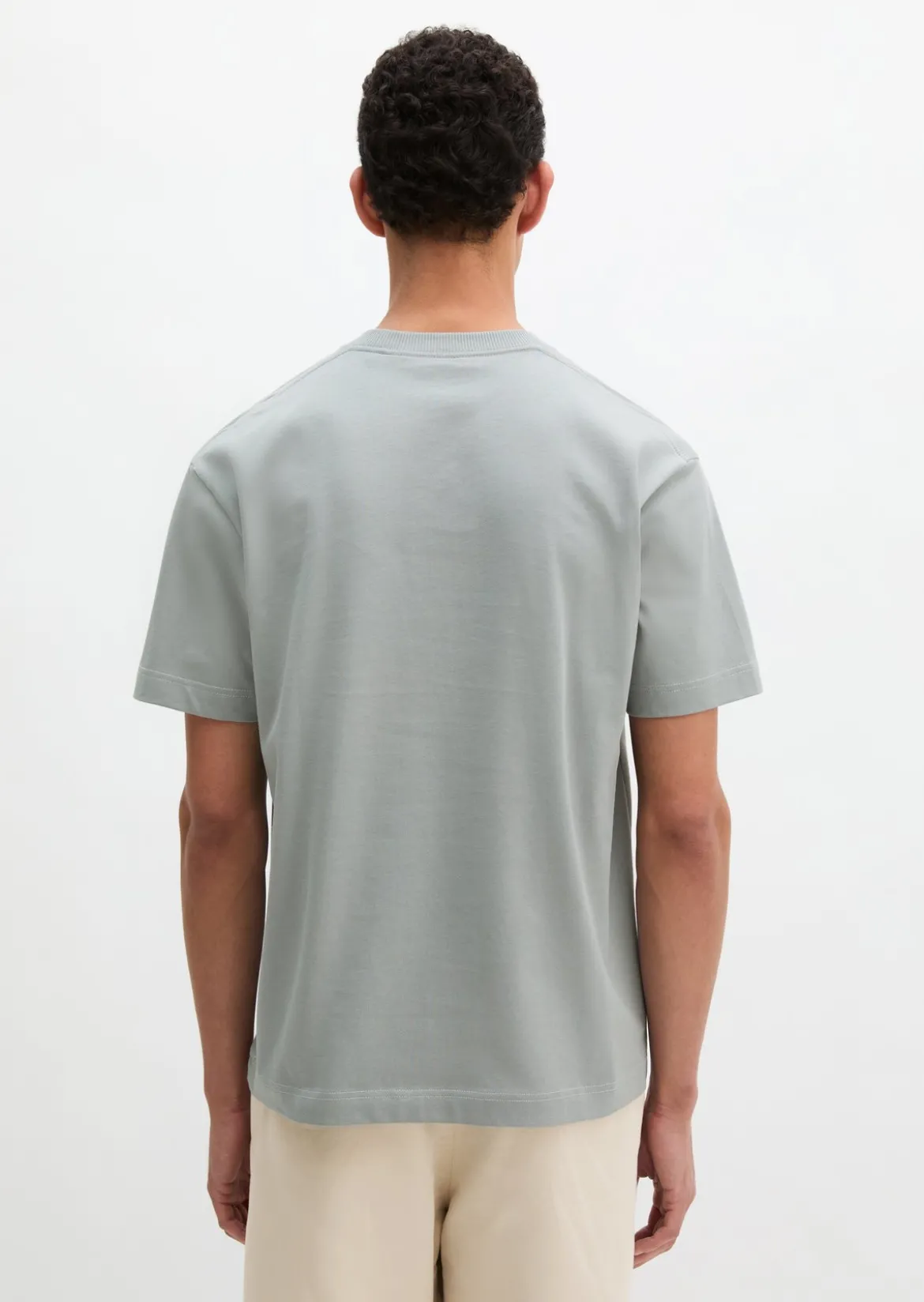 T-Shirt relaxed aus schwerem Bio-Baumwoll-Jersey