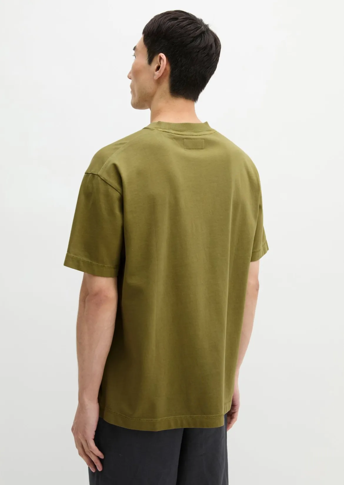 T-Shirt relaxed aus schwerem Bio-Baumwoll-Jersey