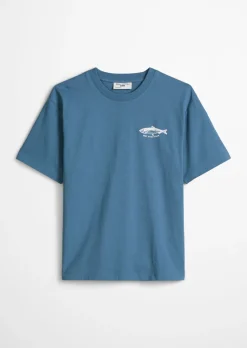 T-Shirt relaxed aus schwerem Bio-Baumwoll-Jersey