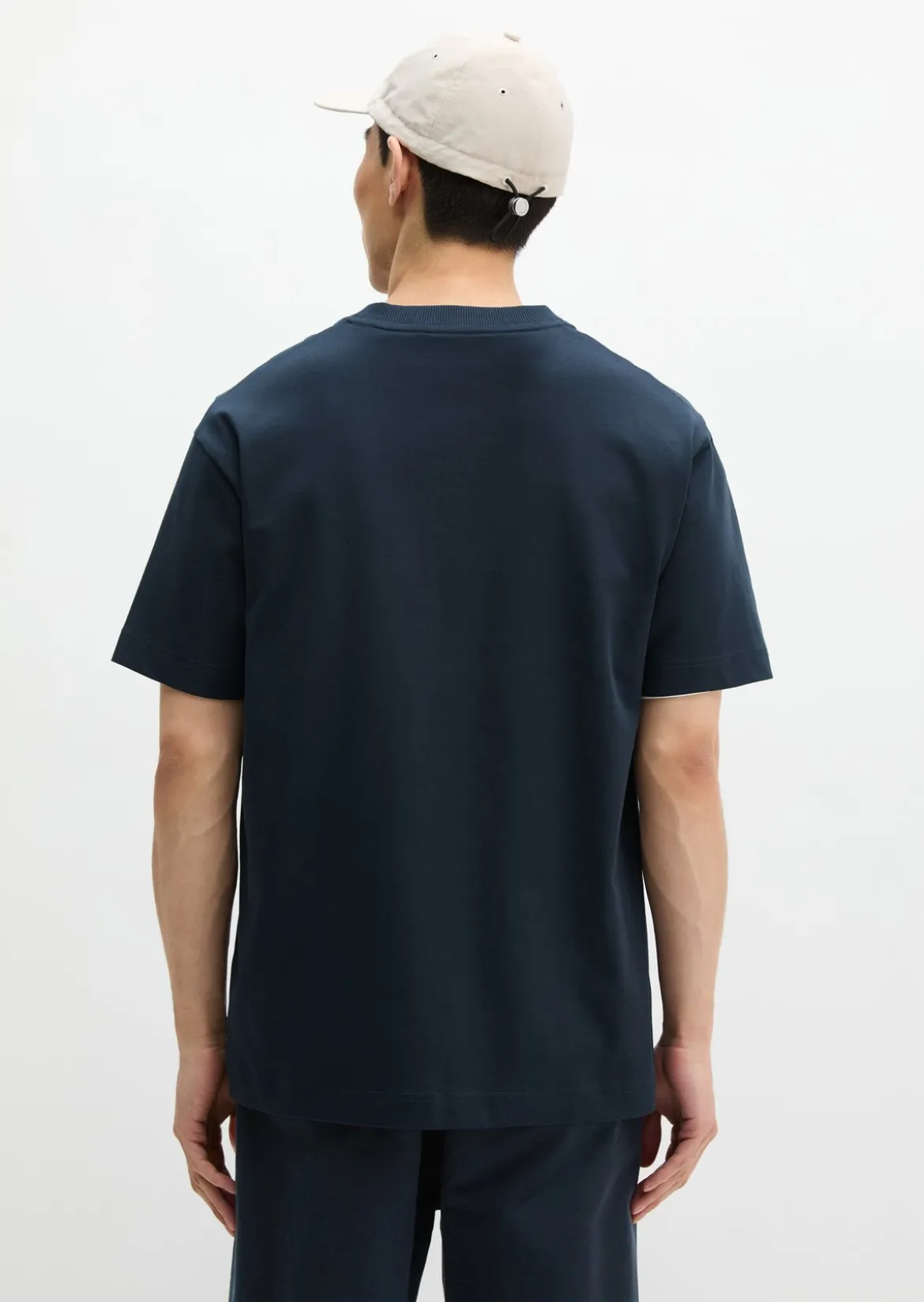 T-Shirt relaxed aus schwerem Bio-Baumwoll-Jersey