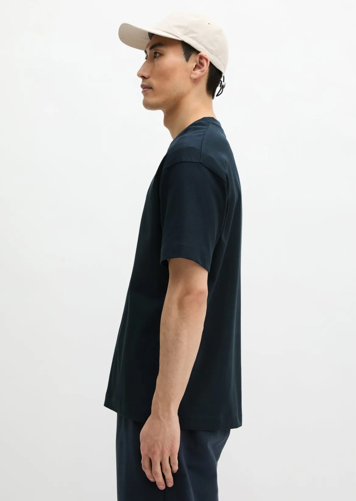 T-Shirt relaxed aus schwerem Bio-Baumwoll-Jersey
