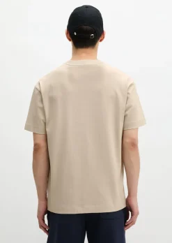 T-Shirt relaxed aus schwerem Bio-Baumwoll-Jersey