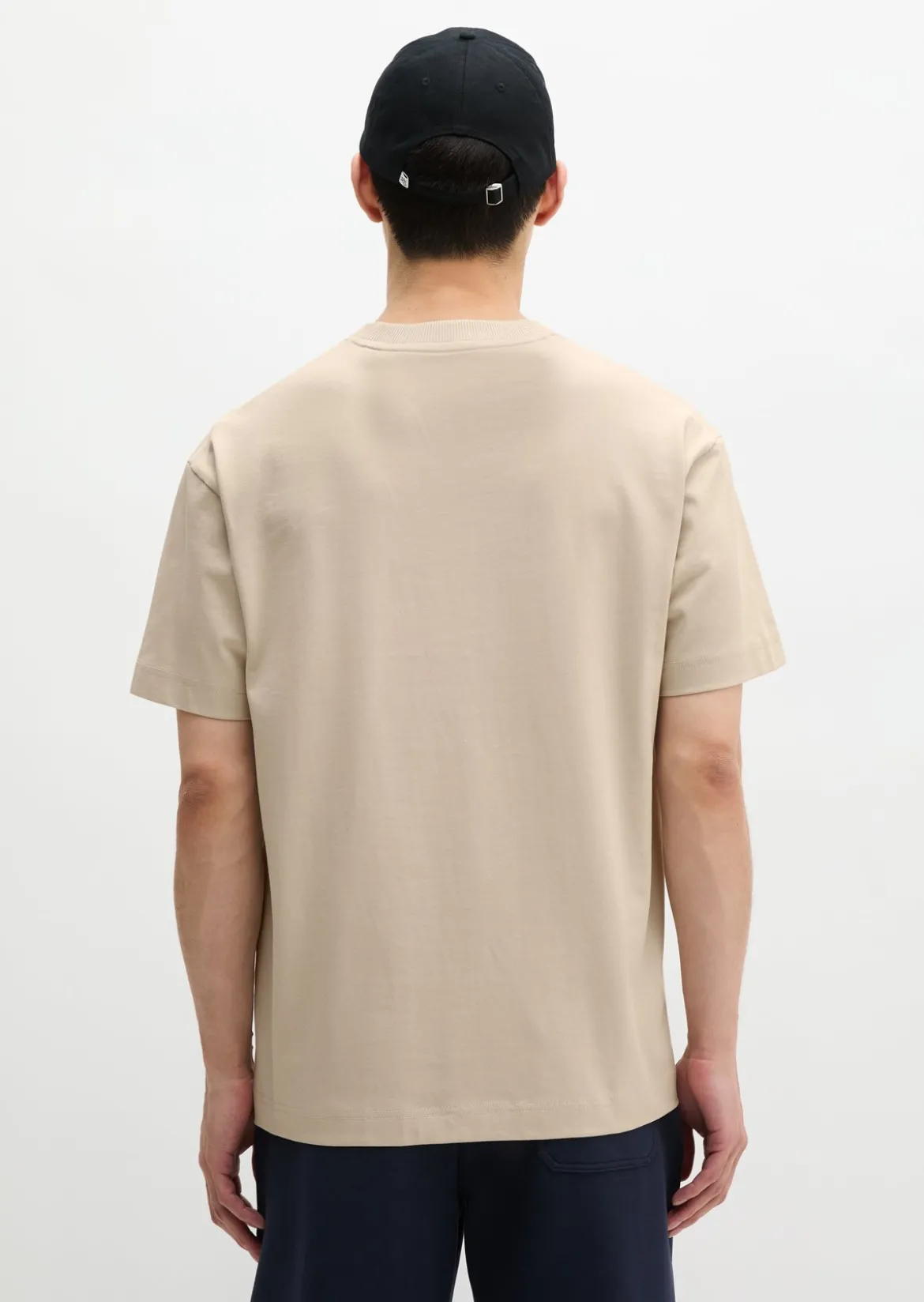T-Shirt relaxed aus schwerem Bio-Baumwoll-Jersey