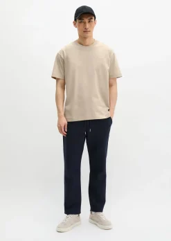 T-Shirt relaxed aus schwerem Bio-Baumwoll-Jersey