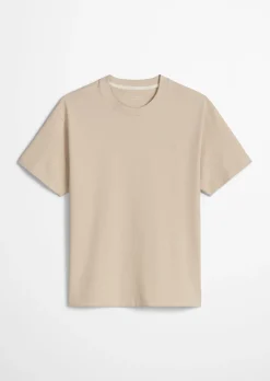 T-Shirt relaxed aus schwerem Bio-Baumwoll-Jersey