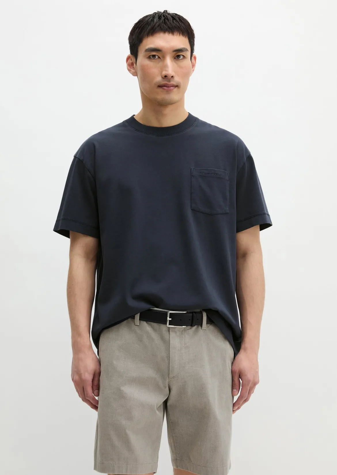 T-Shirt relaxed aus schwerem Bio-Baumwoll-Jersey