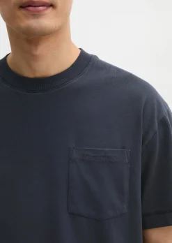 T-Shirt relaxed aus schwerem Bio-Baumwoll-Jersey