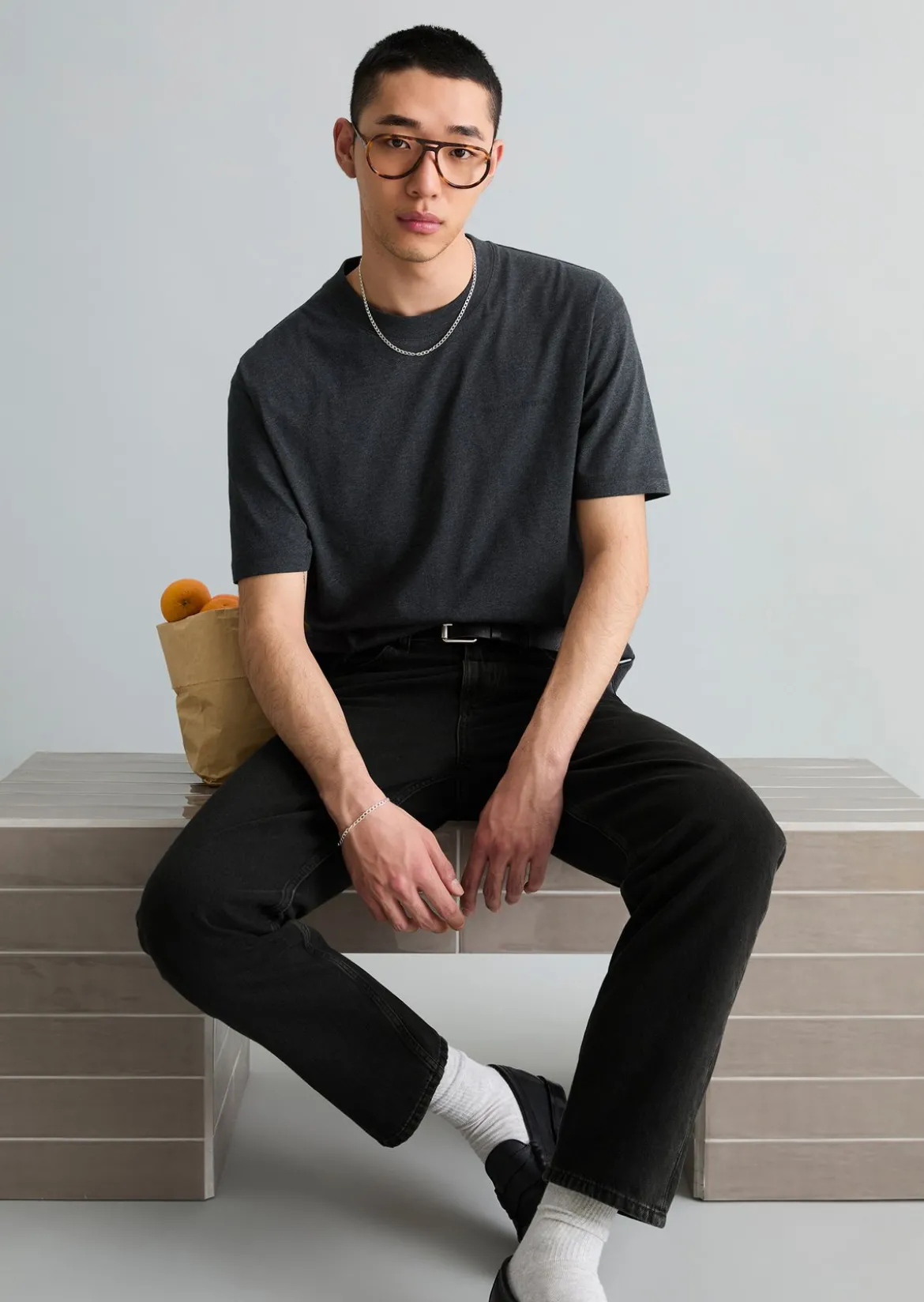 T-Shirt relaxed aus softer Bio-Baumwolle