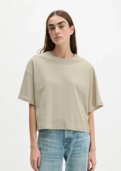 T-Shirt relaxed aus weichem Single Jersey