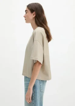 T-Shirt relaxed aus weichem Single Jersey