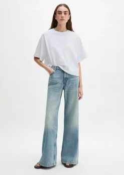 T-Shirt relaxed aus weichem Single Jersey