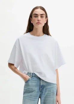 T-Shirt relaxed aus weichem Single Jersey