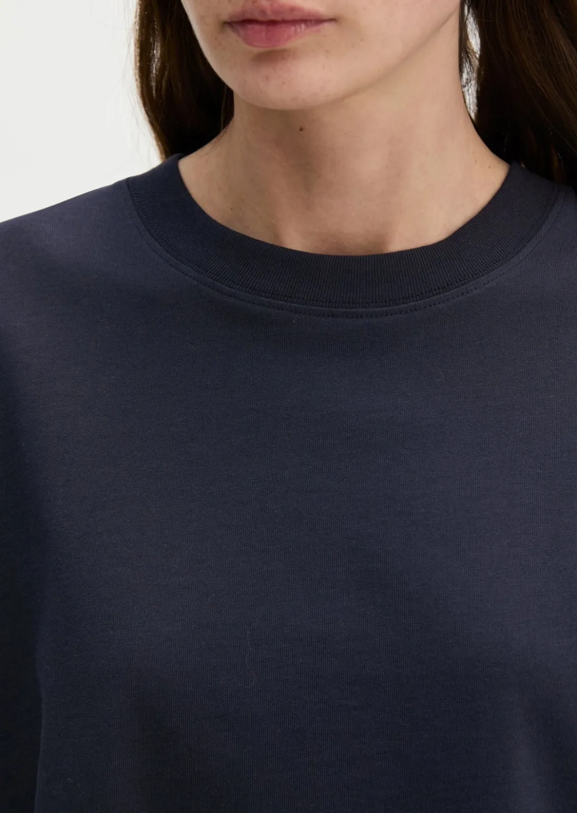 T-Shirt relaxed aus weichem Single Jersey