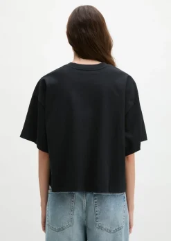 T-Shirt relaxed aus weichem Single Jersey