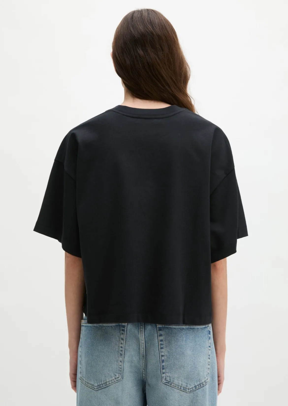 T-Shirt relaxed aus weichem Single Jersey
