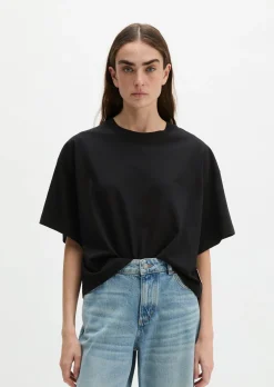 T-Shirt relaxed aus weichem Single Jersey