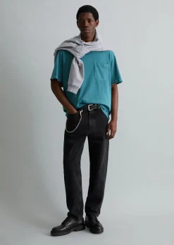 T-Shirt relaxed mit Brusttasche