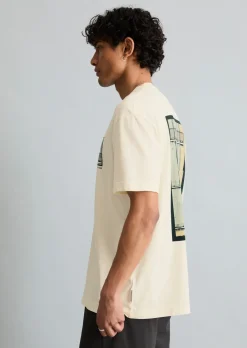 T-Shirt relaxed mit großem Rückenprint