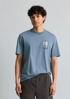 T-Shirt relaxed mit großem Rückenprint