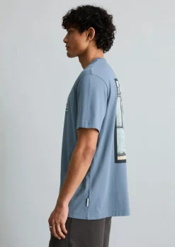 T-Shirt relaxed mit großem Rückenprint