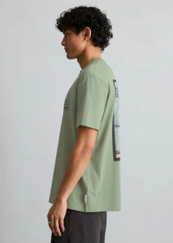 T-Shirt relaxed mit großem Rückenprint