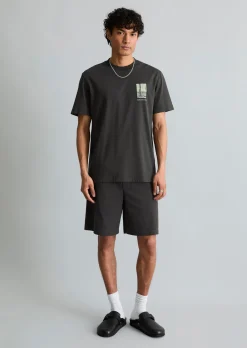 T-Shirt relaxed mit großem Rückenprint