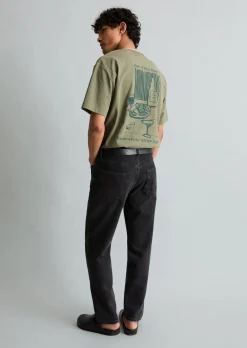 T-Shirt relaxed mit Rückenprint
