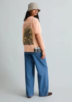 T-Shirt relaxed mit Rückenprint