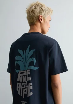 T-Shirt relaxed mit Rückenprint