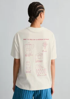 T-Shirt relaxed mit Rückenprint