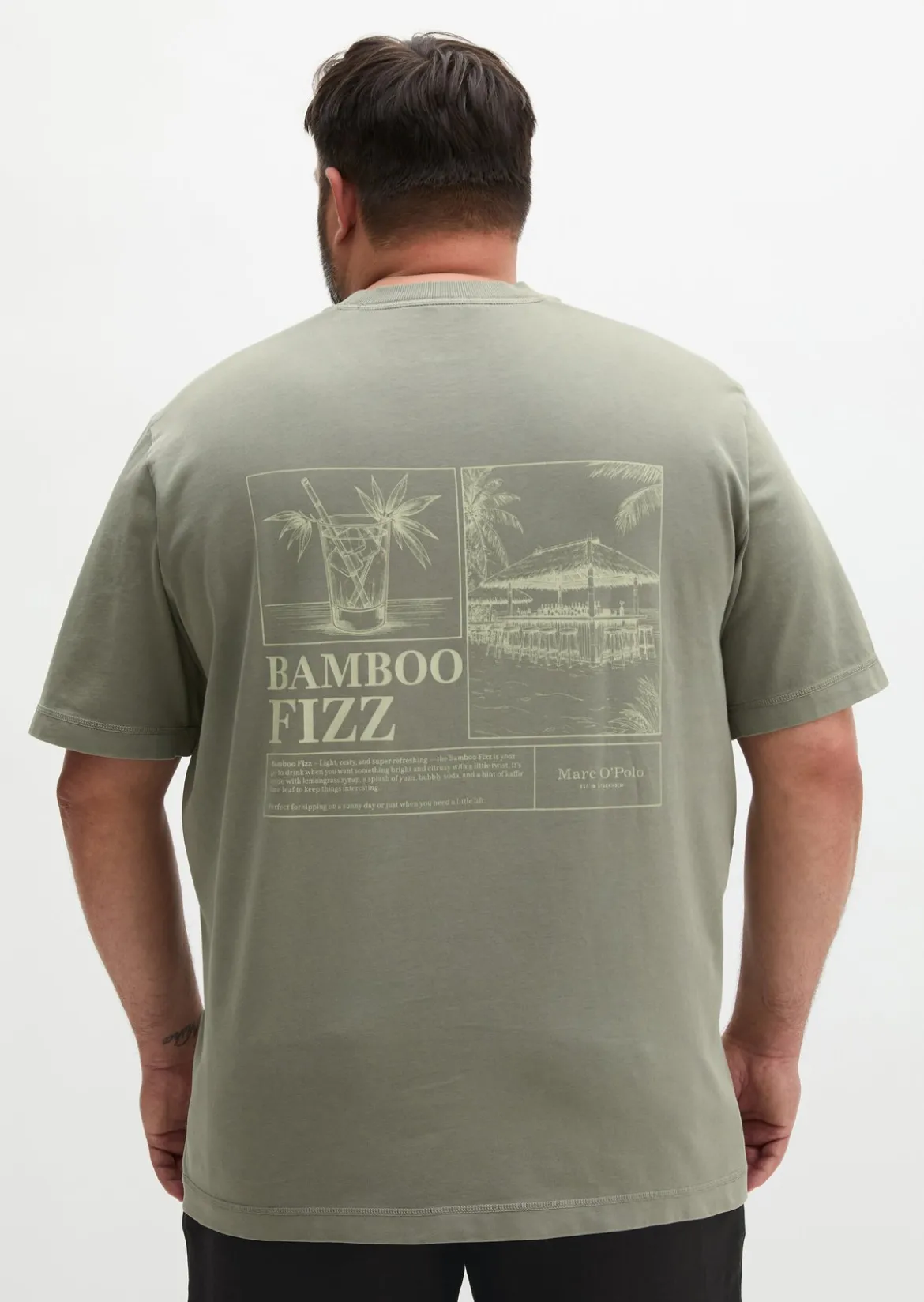 T-Shirt relaxed mit saisonalem Rückenprint