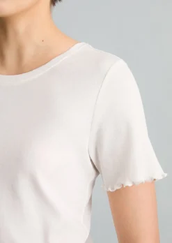 T-Shirt slim aus Bio-Baumwoll-Stretchjersey