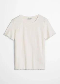 T-Shirt slim aus Bio-Baumwoll-Stretchjersey