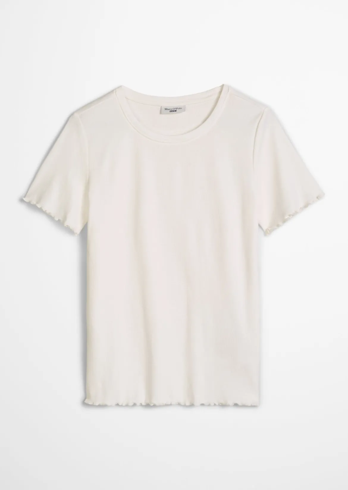 T-Shirt slim aus Bio-Baumwoll-Stretchjersey