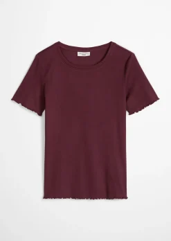 T-Shirt slim aus Bio-Baumwoll-Stretchjersey
