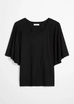 T-Shirt-Bluse relaxed aus LENZING™ ECOVERO™