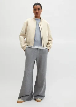 Twill-Blouson regular garment-dyed aus reiner Bio-Baumwolle