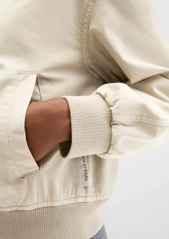 Twill-Blouson regular garment-dyed aus reiner Bio-Baumwolle