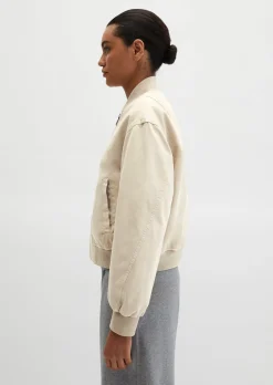 Twill-Blouson regular garment-dyed aus reiner Bio-Baumwolle